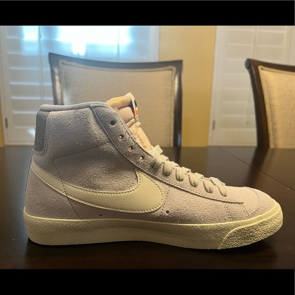 New Nike Blazer Mid 77 Premium Light Gray Sneaker Shoes Size US 7.5 - Picture 7 of 13